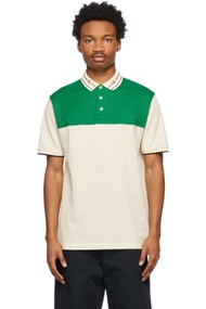 GUCCI 灰白色 GG 刺绣 Polo 衫 灰白色 GG 刺绣 Polo 衫