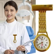 BolehDeals Nurse Fob Watch, Metal Pocket Lapel Clip on Watch Gift