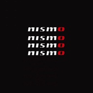4pcs/lot nismo car rim decoration sticker for Nissan nismo Altima Juke Murano Pathfinder Sentra Versa Teana Sylphy