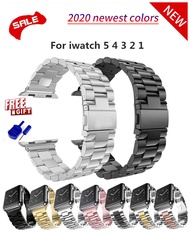 Stainless Steel Strap For Apple Watch 42mm 38mm 1/2/3/4 Metal Watchband Bracelet Band for i Watch Series 4 5 44mm 40mm