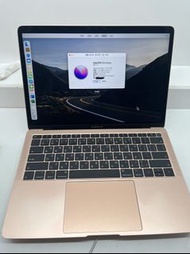 Apple MacBook Air 2018 13" i5 1.6GHz 8GB RAM - 256GB 金色 商品狀況：二手