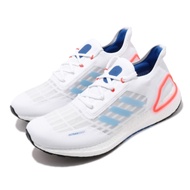 adidas 慢跑鞋 UltraBOOST Summer 男鞋 愛迪達 襪套式 路跑 緩震 透氣 舒適 白 藍 EG0751