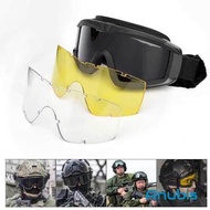 [ Anubis ] Military Airsoft Tactical Goggles Shooting Glasses Motorcycle Windproof Wargame Goggles (J1460-6)