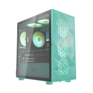 darkFlash DLM21 Mesh M-ATX 電腦機殼/機箱 鐵網版-薄荷綠(不含風扇) – DF01-0027
