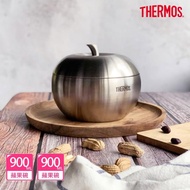 【膳魔師_買1送1】雙層不鏽鋼蘋果餐碗900ML(Z-SBOWL-SBK)