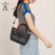 【PORTER INTERNATIONAL】SPIRIT小型兩用復古托特包(黑)