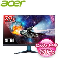 ACER 宏碁 VG272U V 27型 IPS 2K 170hz 電競螢幕