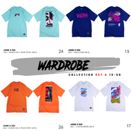 A JONE500 เสื้อยืดสกรีนลาย รวม COLLECTION 2021