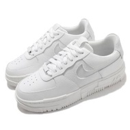 【NIKE 耐吉】休閒鞋 AF1 Pixel 運動 女鞋 基本款 舒適 簡約 皮革 質感 像素細節 白(CK6649-102)