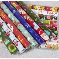 10 Sheets/roll Gift Wrapper Christmas Gift Present Paper- Coated and Glossy