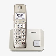 國際 Panasonic DECT中文顯示數位無線電話KX-TGE210 香檳金