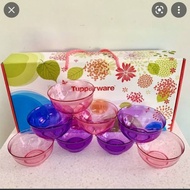 tupperware crystal bowl set - wadah puding - tempat es buah