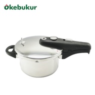 ✨ พร้อมส่ง OKEBUKUR หม้อตุ๋นอัดแรงดัน หม้อต้มตุ๋นอาหาร » ใช้เตาไฟฟ้าได้ « Stainless Steel Pressure ขนาด 4.5 L | หน้ากว้าง 20 cm