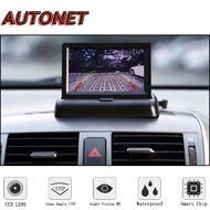 Autonet 4.3 Inch TFT LCD Foldable Rear View Car Parking Monitor - AU43 - Black