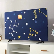 Cute TV Cloth Dust Cover Hanging LCD TV Cover Cloth 50-inch 55-inch 65-inch
