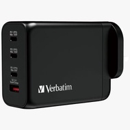 Verbatim 4 Port GAN PD3.0 200W PD &amp; QC3.0 USB牆插充電器 (66703)