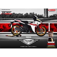Y16 COVERSET Y16ZR ORIGINAL EQUIPMENT MANUFACTURED OEM WHITE RED 60th ANNIVERSARY YAMAHA SIAP TANAM NEW READY STOK