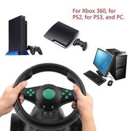 Xbox 360, Ps2, Ps3, Pc, 筆記本電腦的踏板 180 度旋轉 Abs 遊戲振動賽車方向盤