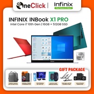[READY STOCK] Infinix INBook X1 PRO (16GB+512GB SSD | Intel® Core™ i7 10th Gen) Laptop with 1 Year INFINIX Malaysia Warranty