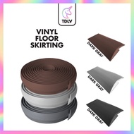 TDLV PVC Vinyl Floor Skirting, Floor Closing Strips, Floor Trimming Strips, Side Bar Side Skirting (Meter)