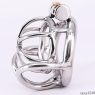 Small Stainless Steel Male Chastity Cage Locking Metal Penis Ring Testicle Bondage Gear Chastity Devices Penis Covers