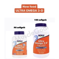 2022new Now Foods Ultra Omega 3-D 600 EPA / 300 DHA 90 / 180 Fish Softgels (Omega 3 D 3D D D3)