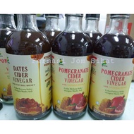 Surya Cuka Epal/ Delima/ Kurma Sider Apple Promeganate Dates Vinegar Cider Madu Asli Honey *HALAL* 450ML Perut Kembung