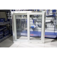 NewAvant PVC Sliding Window With Glass And Screen Installed 80x80 100% High Quality PVC Product DCNP