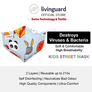 Livinguard Reusable Antiviral KIDS STREET Mask (UNISEX)