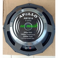 SPEAKER COMPONENT APOLLO AW1814 SUBWOOFER 18 INCH