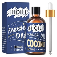 Coconut Fragrance Oils, HIQILI 100ML 100 Pure Perfume Oil for Aromatpy,Car Diffusion,Aroma Humidifier,Candle Making,DIY