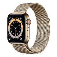 Apple Watch Series 6 (GPS+行動網路) 40 公釐不鏽鋼錶殼搭配米蘭式錶環