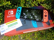 Nintendo switch กล่องแดงแบตอึด (Neon)