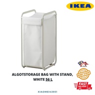 ALGOT Storage bag with stand, white 56L I Beg storan berangka