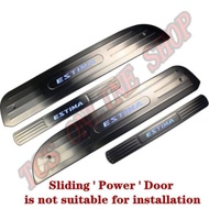 TOYOTA ESTIMA  ACR30 2000-2005 SIDE SILL PLATE W/LED BLUE *Sliding Power Door is not suitable for installation