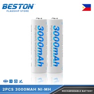 2-4pcs Beston Rechargeable Battery NiMH AA 1.2V 3000mAh High Capacity