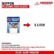 CAT BERWARNA UNTUK KAYU &amp; BESI // Nippon Paint Platone High Gloss 5 Liter || Cat Untuk Kayu &amp; Besi