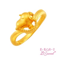【2sweet 甜蜜約定】SNOPPY史努比純金戒指約1.00錢(SNOPPY史努比金飾)