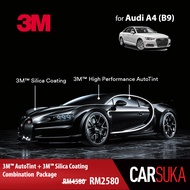[3M Sedan Silver Package] 3M Autofilm Tint and 3M Silica Glass Coating for Audi A4 (B9), year 2016 - Present (Deposit Only)