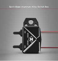 SPIRIT BEAST CNC Motorcycle Switch Control Box Handlebar Headlight Aluminium Alloy Hazard Light Waterproof Switch Box (BLACK）