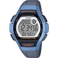 CASIO手錶 LWS-2000H-2A Step Tracker計步數位女錶-卡其藍X灰黑 廠商直送