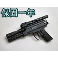 iGUN MP5 鎮暴槍 17MM CO2槍 + 槍盒 + 小鋼瓶 + 加重彈 (手槍漆彈槍防身噴霧防衛