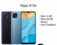 Oppo a15s ram 4/64 gb garansi resmi & Oppo A15 ram 3/32 gb triple camera