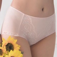 【Lavieaisee 金華歌爾】美麗花世界 M-3L 中腰三角褲(粉)