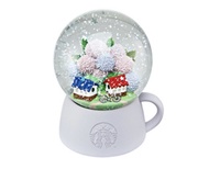 Starbucks Jeju Hydrangea Snow Globe Water Ball Decoration Ball