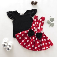 Minnie Mouse Dress For Baby Girl 1st Birthday Set Party Dress Ootd Baby Dress For Girl 1 2 Years Old