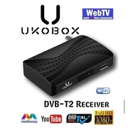 ★IMDA Approved and Local Warranty★ UKOBOX DVB-T2 Receiver / DVB-T2 Tunner / dvb t2 box / Digital TV Tuner/ Digital TV Active Antenna