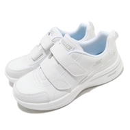 Skechers 休閒鞋 Go Walk Steady 護士鞋 女鞋 高級牛皮 魔鬼氈 回彈 膠底 耐磨 穩定 白 銀 124116WHT