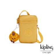 【KIPLING】鮮豔太陽黃可愛長方形小包-TALLY