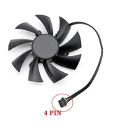 3/4 PinFan ระบายความร้อนเย็นหม้อน้ำพัดลมสำหรับ GIGABYTE GTX1660ti 1660 1650 SUPER Mini ITX OC การ์ดจอ